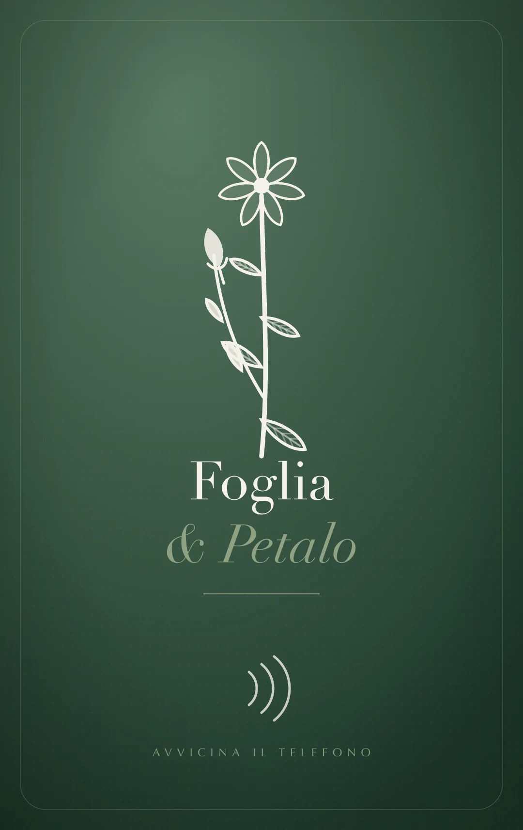 NODO MT Card — Foglia & Petalo