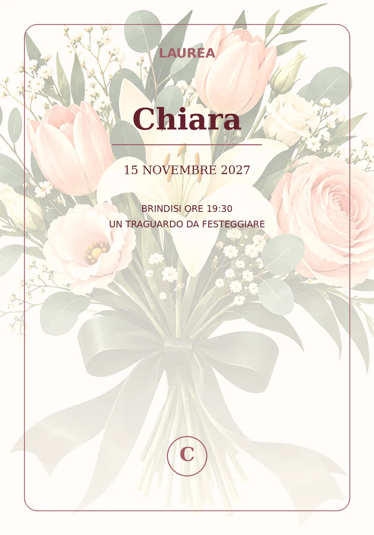 Laurea — Chiara