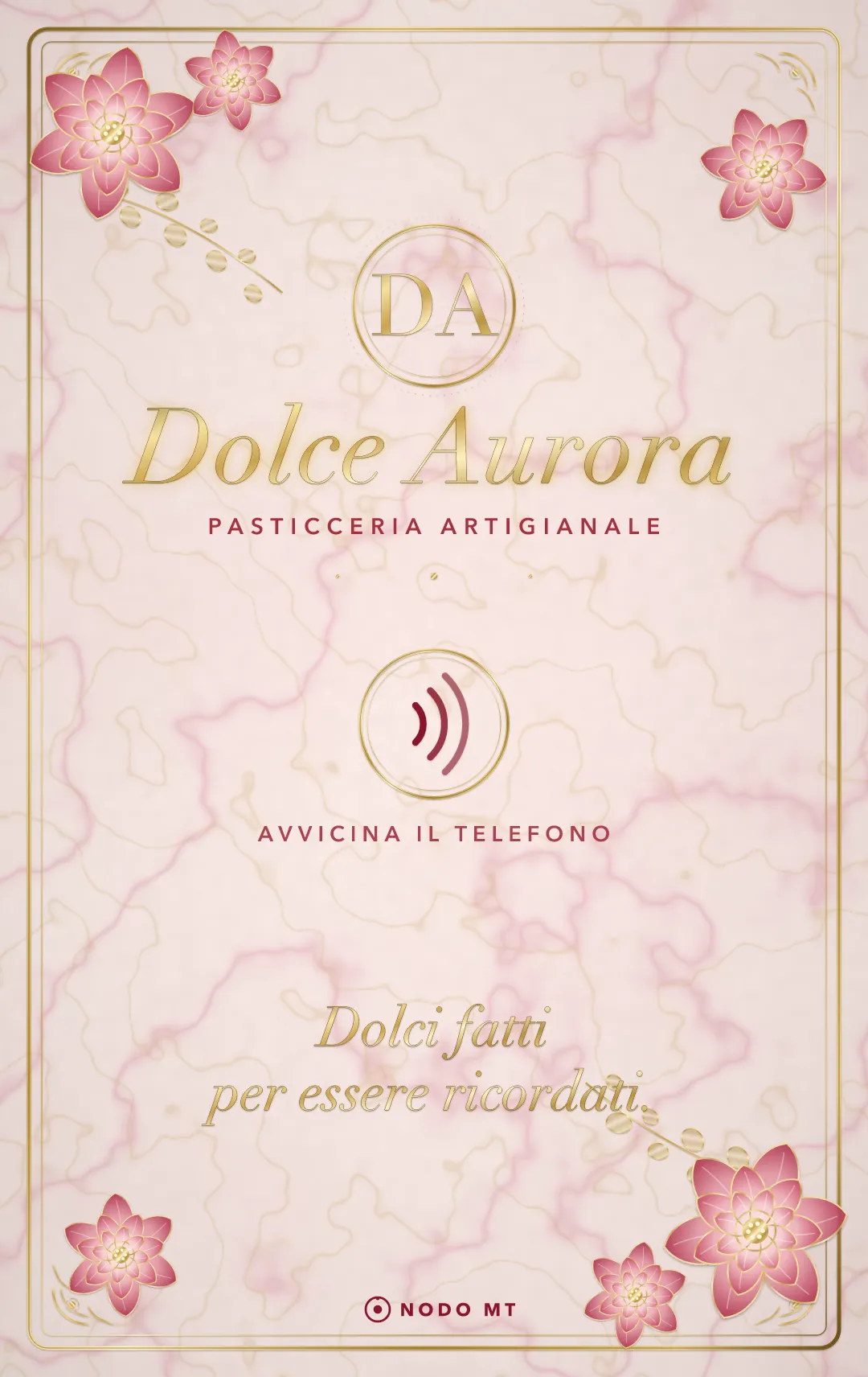 La Card di Dolce Aurora sul banco