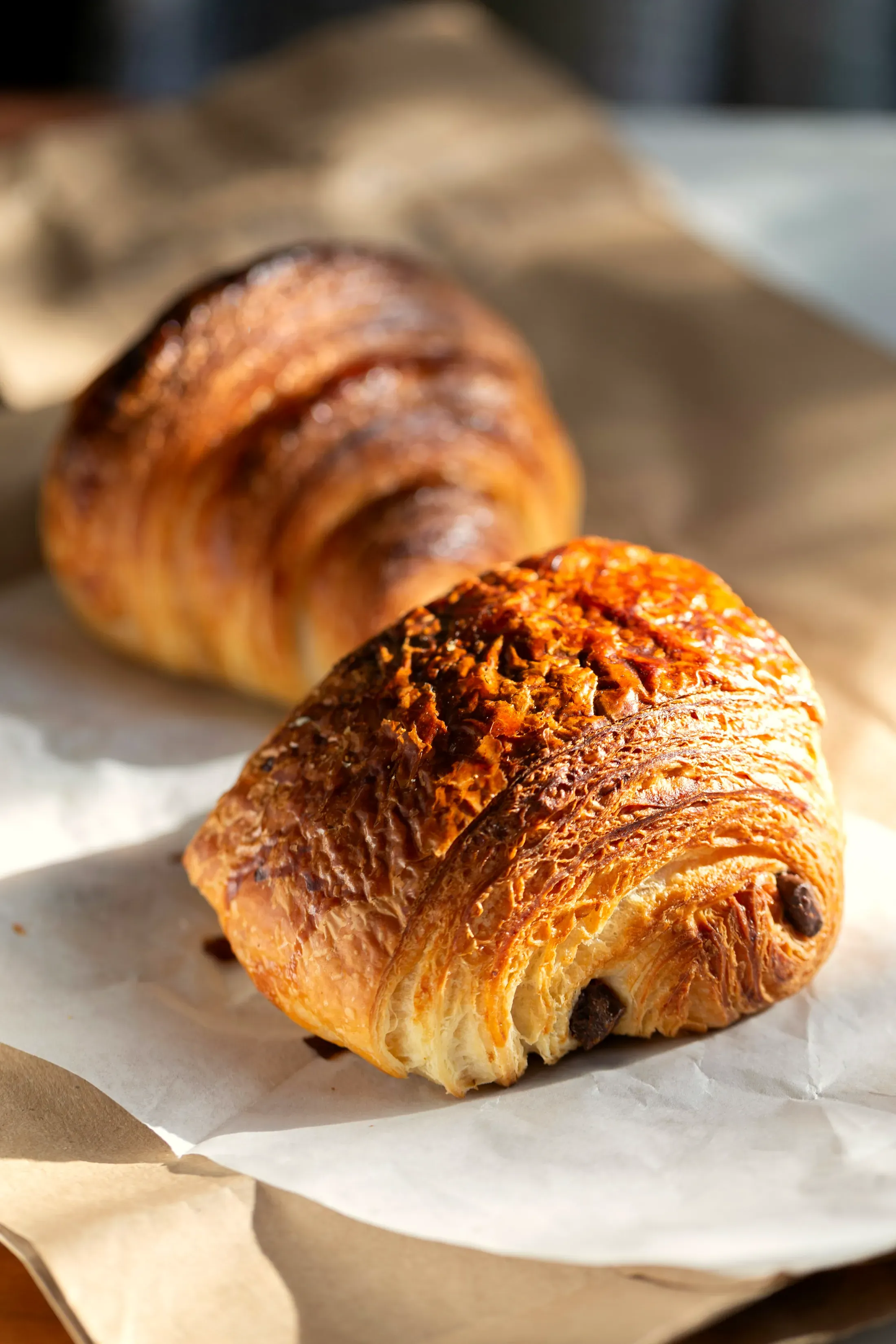 Il pain au chocolat, da vicino